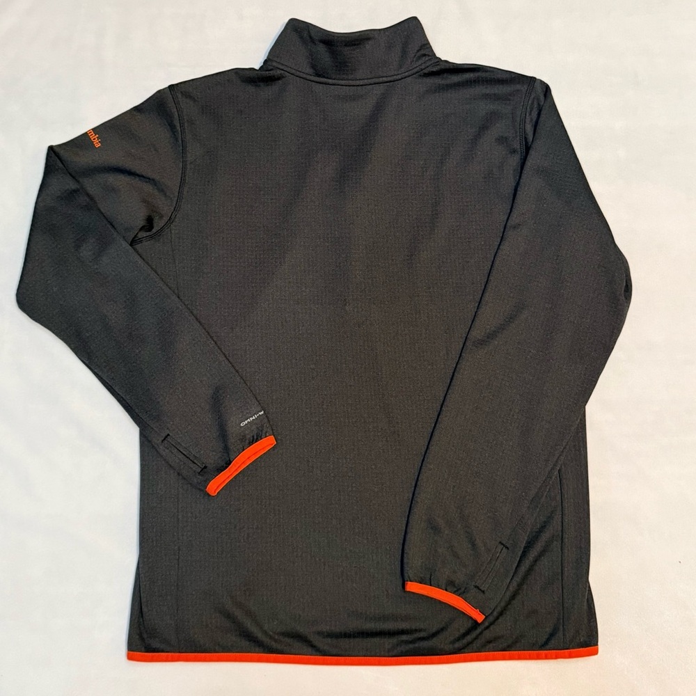 Oregon State Beavers Columbia Men's Large Dark Gray Quarter-Zip Jacket - Picture 3 of 8